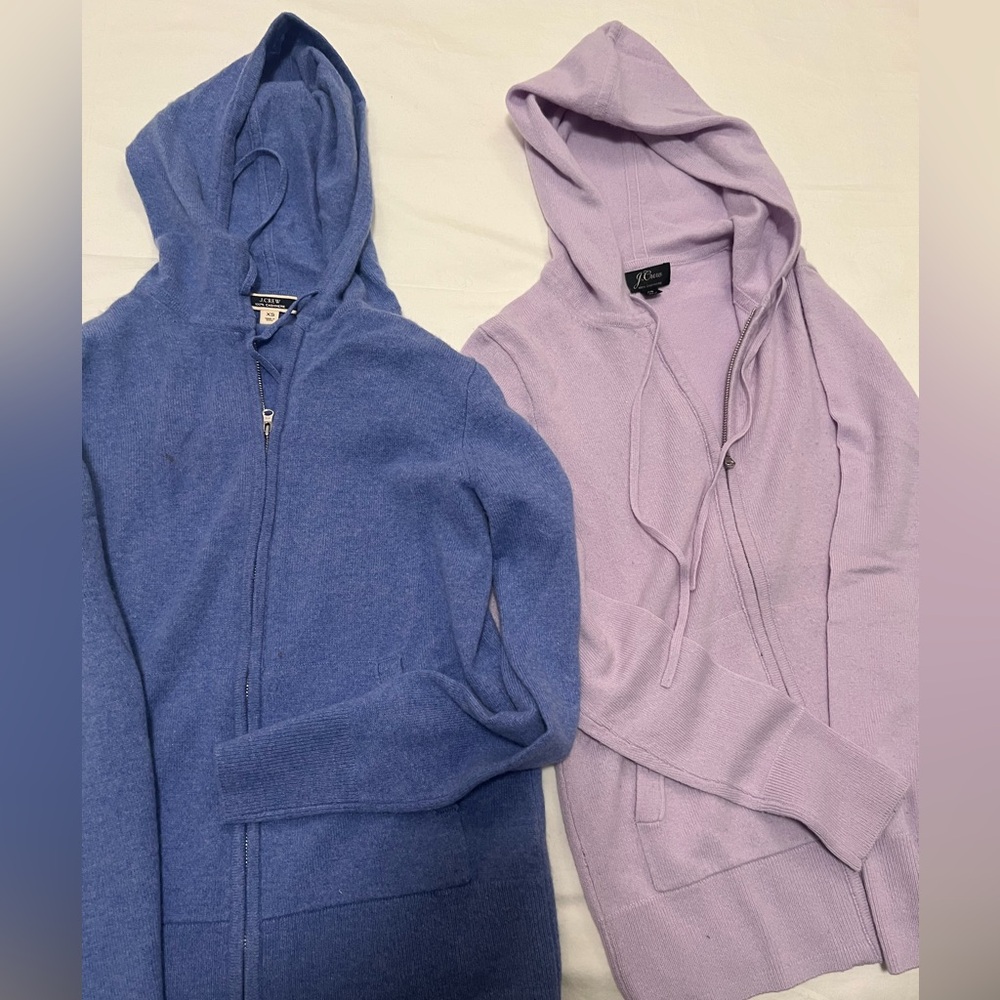 J. Crew Women's Sweaters - Blue and Lavender